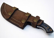 Large Brown Leather Tracker Sheath Fixed Blade Knife Hunting Skinning Blanks Knives